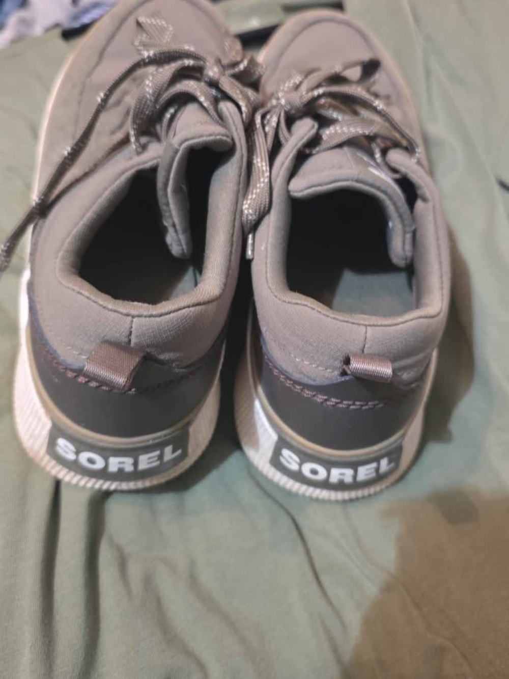 Sorel Womens Green Athletic Shoes